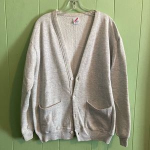 Vintage 90s Jerzees Cardigan